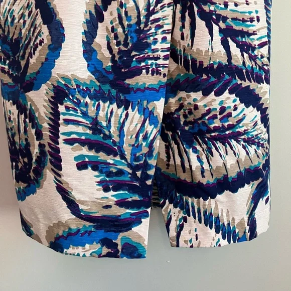 BANANA REPUBLIC Silk Floral Strapless Sheath Cocktail Dress Size 10 - Picture 5 of 13